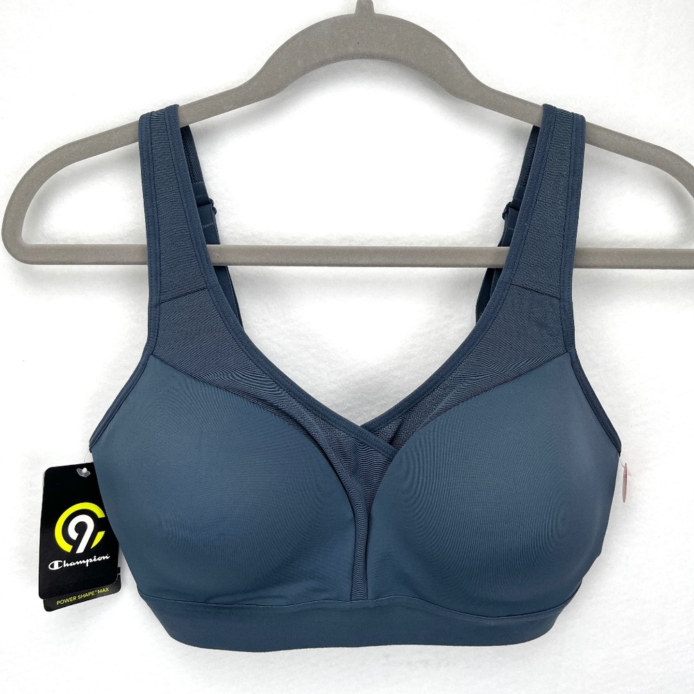 ⛔️ SOLD! ⛔️ C9 Champion 34D Sports Bra Wireless MAX Support Molded Cups Blue